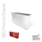 SEG Promo Stand Ορθογώνιο Προωθητικό Τραπέζι Ύφασμα