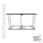 SEG Promo Stand Ορθογώνιο Προωθητικό Τραπέζι Ύφασμα