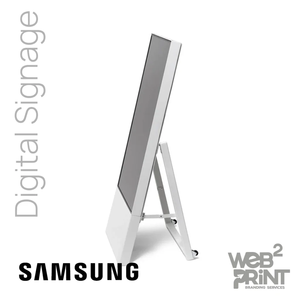 Διαφημιστική Οθόνη Βιτρίνας Samsung Digital Signage Τροχήλατη