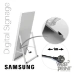 Διαφημιστική Οθόνη Βιτρίνας Samsung Digital Signage Τροχήλατη