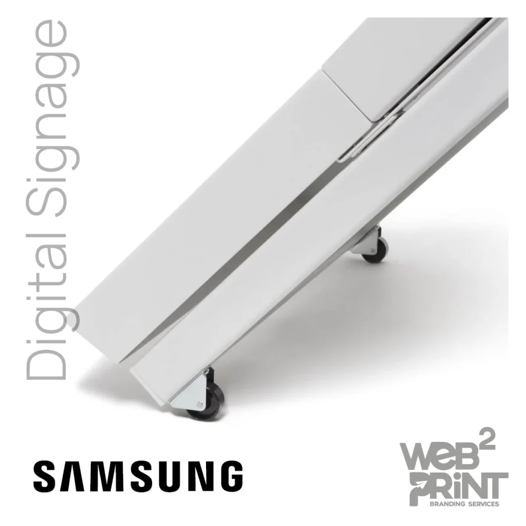 Διαφημιστική Οθόνη Βιτρίνας Samsung Digital Signage Τροχήλατη